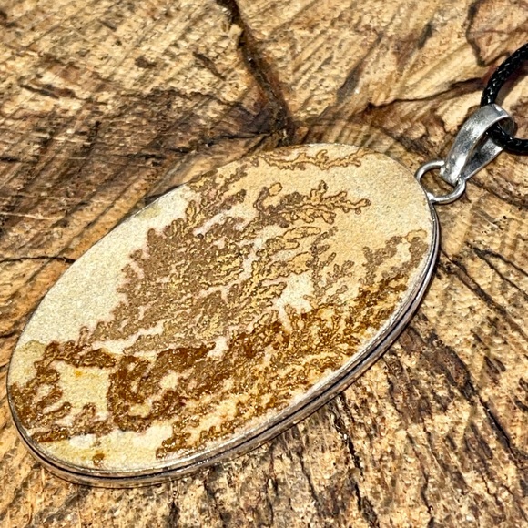 Large Dendritic Agate Pendant 2 7/8” - Picture 8 of 14